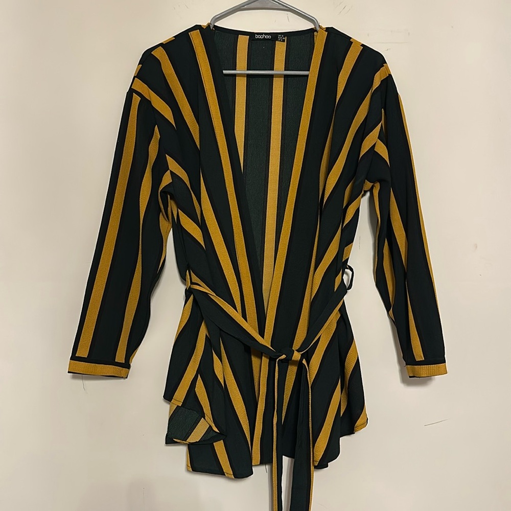 Stripe Wrap Top